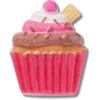 Ciondoli Jibbitz™ Cupcake al cioccolato