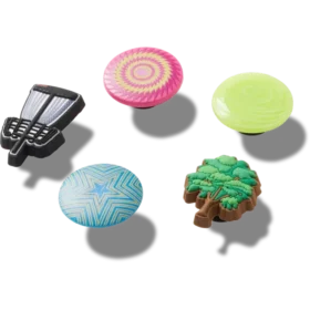Ciondoli Jibbitz™ Disc Golf, confezione da 5