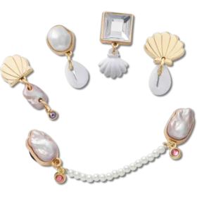 Ciondoli Jibbitz™ “Elevated Pearl” (confezione da 5)