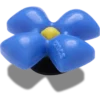 Ciondoli Jibbitz™ “Fiore blu gonfio” Ciondoli Jibbitz™ “Fiore blu gonfio”
