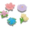 Ciondoli Jibbitz™ “Fiori con perline” – Confezione da 5 Ciondoli Jibbitz™ “Fiori con perline” – Confezione da 5
