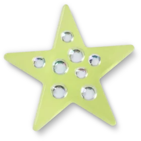 Ciondoli Jibbitz™ Green Gem Star