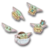 Ciondoli Jibbitz™ Grogu di Star Wars, confezione da 5 Ciondoli Jibbitz™ Grogu di Star Wars, confezione da 5