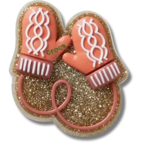 Ciondoli Jibbitz™ “Guanti rosa glitterati”
