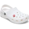 Ciondoli Jibbitz™ in PVC rosso quadrato con gemma SMT