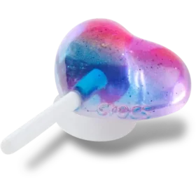Ciondoli Jibbitz™ “Lecca-lecca a forma di cuore di gelatina”