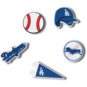 Ciondoli Jibbitz™ MLB Los Angeles Dodgers, confezione da 5