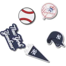 Ciondoli Jibbitz™ MLB New York Yankees, confezione da 5