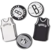 Ciondoli Jibbitz™ NBA Brooklyn Nets, confezione da 5 Ciondoli Jibbitz™ NBA Brooklyn Nets, confezione da 5