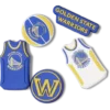 Ciondoli Jibbitz™ NBA Golden State Warriors, confezione da 5