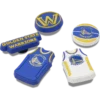 Ciondoli Jibbitz™ NBA Golden State Warriors, confezione da 5