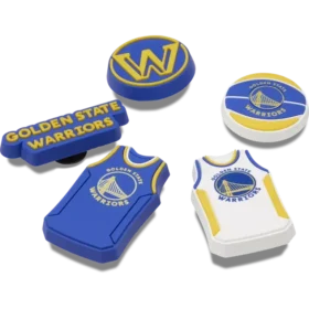 Ciondoli Jibbitz™ NBA Golden State Warriors, confezione da 5