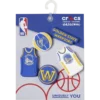 Ciondoli Jibbitz™ NBA Golden State Warriors, confezione da 5