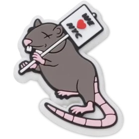 Ciondoli Jibbitz™ “Nyc Rats Run the City”