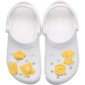 Ciondoli Jibbitz™ “Pasta realistica” – Confezione da 5