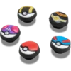 Ciondoli Jibbitz™ Poke Ball, confezione da 5