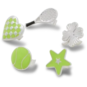 Ciondoli Jibbitz™ “Sandali C” Lucky Sport, confezione da 5