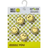 Ciondoli Jibbitz™ Smileyworld, confezione da 5