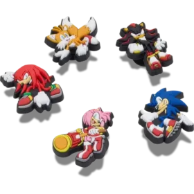 Ciondoli Jibbitz™ Sonic the Hedgehog, confezione da 5