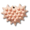 Ciondoli Jibbitz™ Spike a forma di cuore rosa chiaro