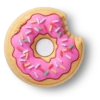 Ciondoli Jibbitz™ “Sprinkle Donut Bite” Ciondoli Jibbitz™ “Sprinkle Donut Bite”