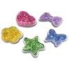 Ciondoli Jibbitz™ Squish che cambiano colore con i raggi UV, confezione da 5