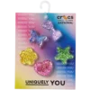 Ciondoli Jibbitz™ Squish che cambiano colore con i raggi UV, confezione da 5