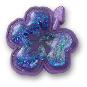 Ciondoli Jibbitz™ Squish Purple Hibiscus