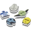 Ciondoli Jibbitz™ Star Wars in confezione da 5 Ciondoli Jibbitz™ Star Wars in confezione da 5