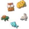 Ciondoli Jibbitz™ Super Pets in confezione da 5