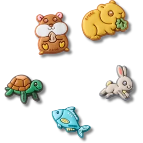 Ciondoli Jibbitz™ Super Pets in confezione da 5