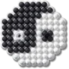 Ciondoli Jibbitz™ Ying e Yang con perline Ciondoli Jibbitz™ Ying e Yang con perline