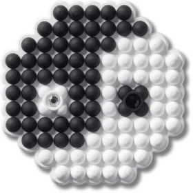 Ciondoli Jibbitz™ Ying e Yang con perline