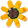 Ciondoli Lego® Jibbitz™ a forma di girasole
