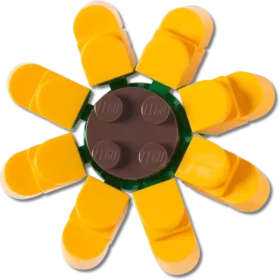 Ciondoli Lego® Jibbitz™ a forma di girasole