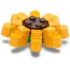 Ciondoli Lego® Jibbitz™ a forma di girasole