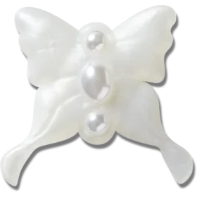 Ciondoli Meta Jelly White Butterfly Jibbitz™