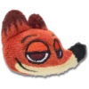 Ciondoli per scarpe Disney Zootopia 2 Nick Wilde in peluche Ciondoli per scarpe Disney Zootopia 2 Nick Wilde in peluche