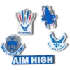 Ciondoli per scarpe Jibbitz™ “Armed Forces Us Air Force” confezione da 5 Ciondoli per scarpe Jibbitz™ “Armed Forces Us Air Force” confezione da 5