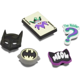 Ciondoli per scarpe Jibbitz™ Batman, confezione da 5 Ciondoli per scarpe Jibbitz™ Batman, confezione da 5