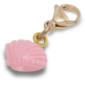 Ciondolo Jibbitz™ a forma di conchiglia rosa