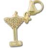 Ciondolo Jibbitz™ a forma di Martini dorato Ciondolo Jibbitz™ a forma di Martini dorato