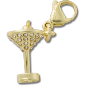Ciondolo Jibbitz™ a forma di Martini dorato
