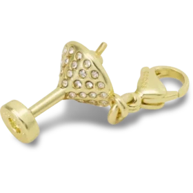 Ciondolo Jibbitz™ a forma di Martini dorato