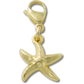 Ciondolo Jibbitz™ a forma di stella marina dorata