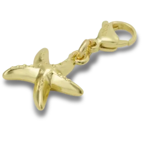 Ciondolo Jibbitz™ a forma di stella marina dorata
