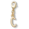 Ciondolo Jibbitz™ con la lettera C dorata