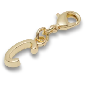 Ciondolo Jibbitz™ con la lettera C dorata