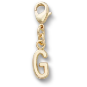 Ciondolo Jibbitz™ con la lettera G dorata