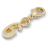 Ciondolo Jibbitz™ con la lettera G dorata